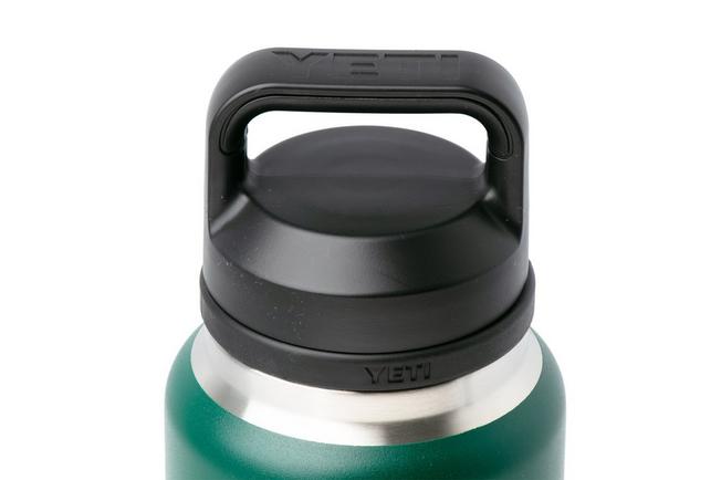 Afbeelding voor Yeti Rambler Bottle 36oz Chug Cap, Black Forest Green, thermosfles met drinkdop, 1L