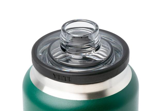 Afbeelding voor Yeti Rambler Bottle 36oz Chug Cap, Black Forest Green, thermosfles met drinkdop, 1L