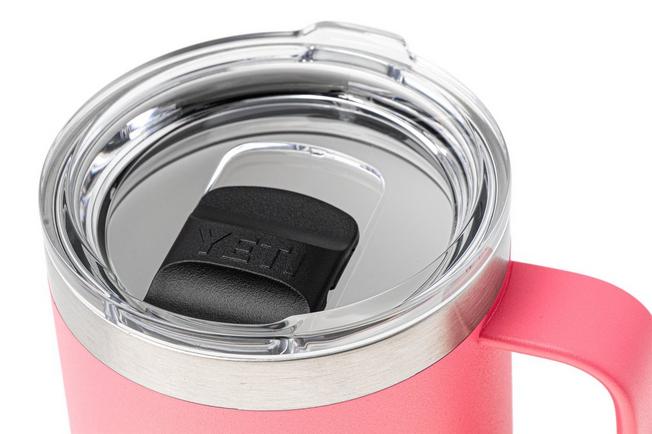 Afbeelding voor Yeti Rambler Stackable Mug 2.0 10oz Mag Slider Lid, Tropical Pink, stapelbare thermosmok met deksel, 295 ml