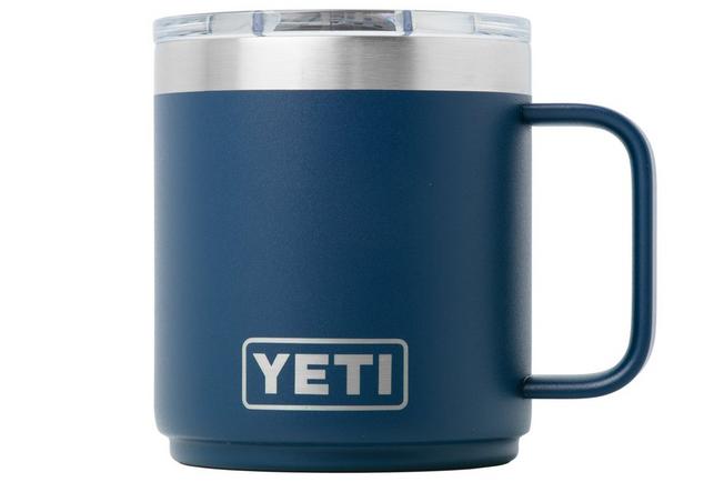 Afbeelding voor Yeti Rambler Stackable Mug 2.0 10oz Mag Slider Lid, Navy Blue, stapelbare thermosmok met deksel, 295 ml