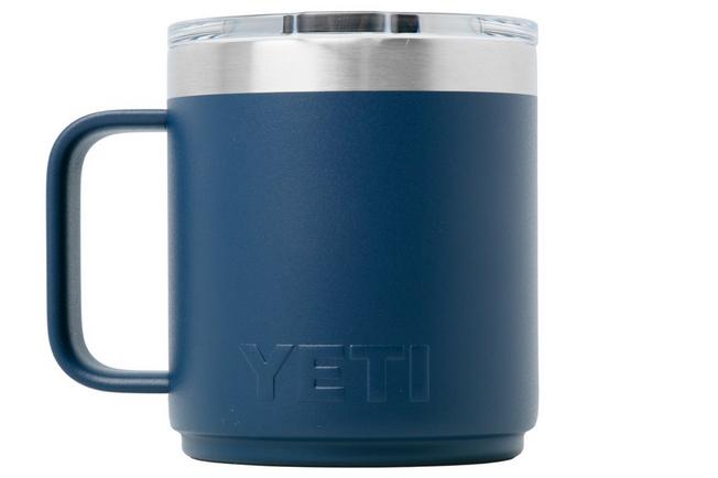 Afbeelding voor Yeti Rambler Stackable Mug 2.0 10oz Mag Slider Lid, Navy Blue, stapelbare thermosmok met deksel, 295 ml