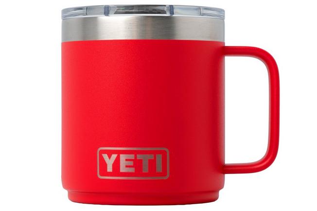Afbeelding voor Yeti Rambler Stackable Mug 2.0 10oz Mag Slider Lid, Rescue Red, stapelbare thermosmok met deksel, 295 ml