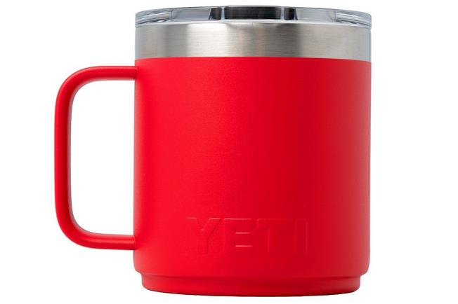 Afbeelding voor Yeti Rambler Stackable Mug 2.0 10oz Mag Slider Lid, Rescue Red, stapelbare thermosmok met deksel, 295 ml