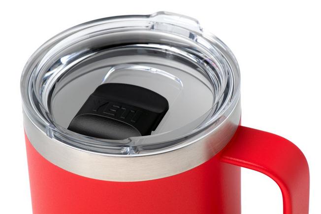 Afbeelding voor Yeti Rambler Stackable Mug 2.0 10oz Mag Slider Lid, Rescue Red, stapelbare thermosmok met deksel, 295 ml