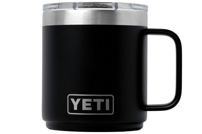 Afbeelding voor Yeti Rambler Stackable Mug 2.0 10oz Mag Slider Lid, Black, stapelbare thermosmok met deksel, 295 ml