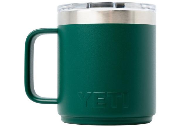 Afbeelding voor Yeti Rambler Stackable Mug 10oz Mag Slider Lid, Black Forest Green, stapelbare thermosmok met deksel, 295 ml