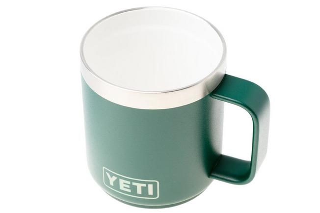 Afbeelding voor Yeti Rambler Stackable Mug 10oz Mag Slider Lid, Black Forest Green, stapelbare thermosmok met deksel, 295 ml