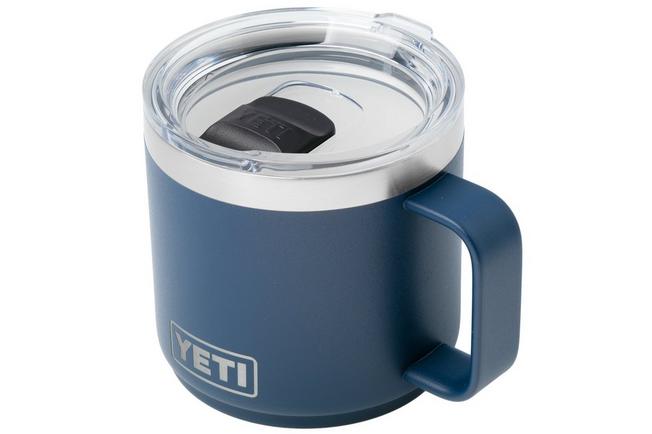 Imagen para Yeti Rambler Stackable Mug 2.0 14oz Mag Slider Lid, Navy Blue, taza apilable con tapa, 414 ml