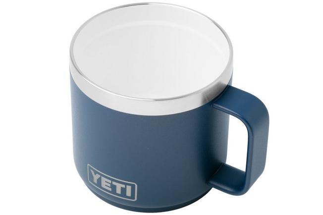 Imagen para Yeti Rambler Stackable Mug 2.0 14oz Mag Slider Lid, Navy Blue, taza apilable con tapa, 414 ml