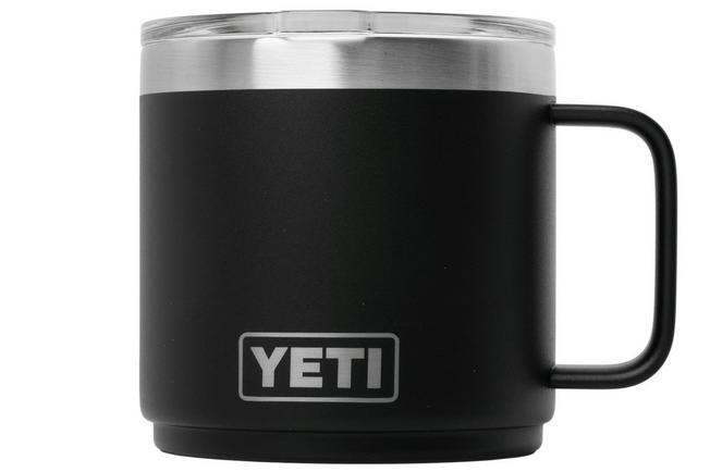 Imagen para Yeti Rambler Stackable Mug 2.0 14oz Mag Slider Lid, Black, taza apilable con tapa, 414 ml