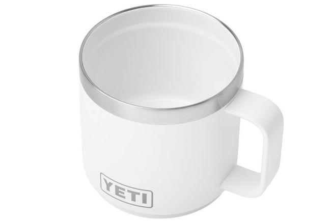 Imagen para Yeti Rambler Stackable Mug 2.0 14oz Mag Slider Lid, White, taza apilable con tapa, 414 ml