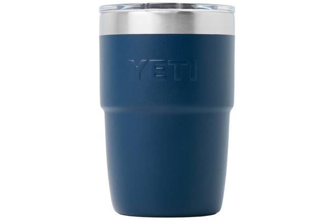 Afbeelding voor Yeti Rambler Stackable Cup 8oz Mag Slider Lid, Navy Blue, stapelbare thermosbeker met deksel, 237 ml