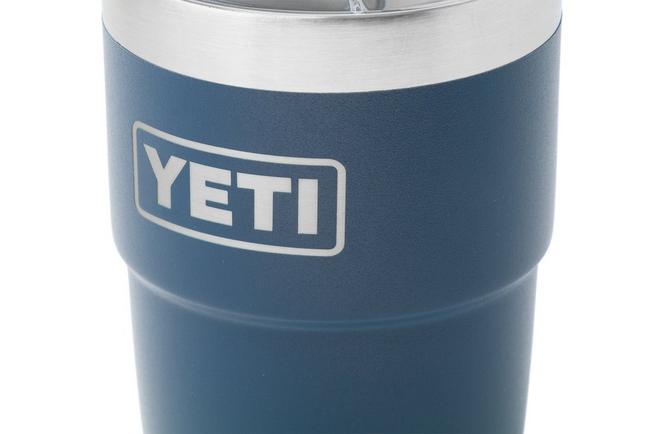 Afbeelding voor Yeti Rambler Stackable Cup 8oz Mag Slider Lid, Navy Blue, stapelbare thermosbeker met deksel, 237 ml