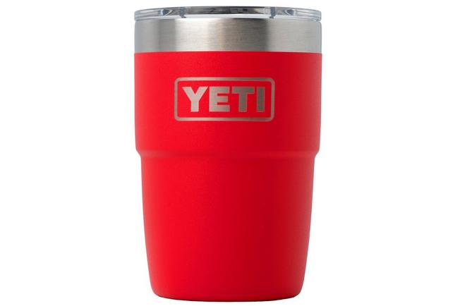 Afbeelding voor Yeti Rambler Stackable Cup 8oz Mag Slider Lid, Rescue Red, stapelbare thermosbeker met deksel, 237 ml