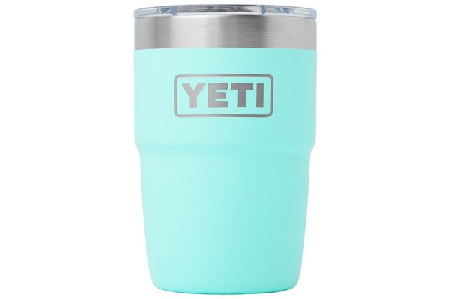 Afbeelding voor Yeti Rambler Stackable Cup 8oz Mag Slider Lid, Seafoam, stapelbare thermosbeker met deksel, 237 ml