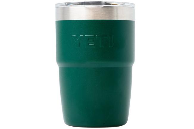 Afbeelding voor Yeti Rambler Stackable Cup 8oz Mag Slider Lid, Black Forest Green, stapelbare thermosbeker met deksel, 237 ml