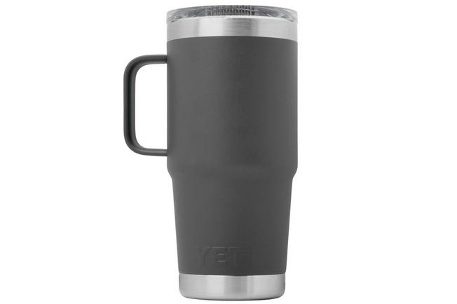 Bild für Yeti Rambler Travel Mug 20oz Stronghold Lid, Charcoal Grey, Thermo Reisebecher mit Deckel, 591 ml