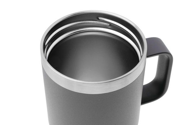 Bild für Yeti Rambler Travel Mug 20oz Stronghold Lid, Charcoal Grey, Thermo Reisebecher mit Deckel, 591 ml
