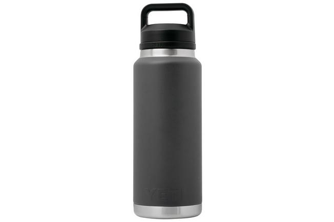 Afbeelding voor Yeti Rambler Bottle 36oz Chug Cap, Charcoal Grey, thermosfles met drinkdop, 1L