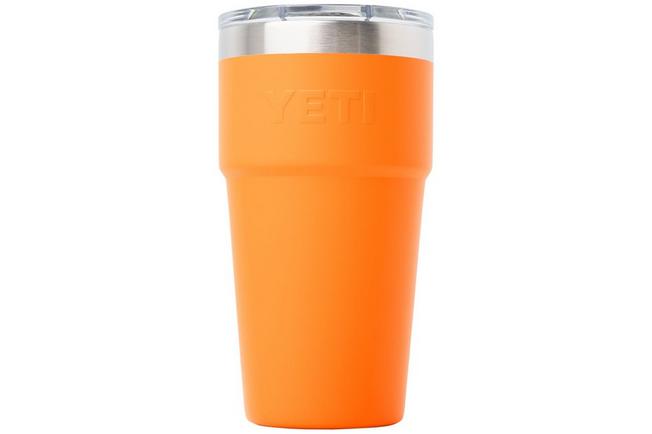 Afbeelding voor Yeti Rambler Stackable Cup 20oz Mag Slider Lid, King Crab Orange, stapelbare thermosbeker met deksel, 591 ml