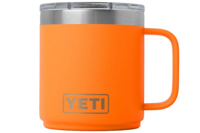 Afbeelding voor Yeti Rambler Stackable Mug 2.0 10oz Mag Slider Lid, King Crab Orange, stapelbare thermosmok met deksel, 295 ml