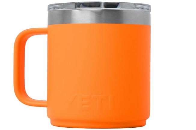 Afbeelding voor Yeti Rambler Stackable Mug 2.0 10oz Mag Slider Lid, King Crab Orange, stapelbare thermosmok met deksel, 295 ml