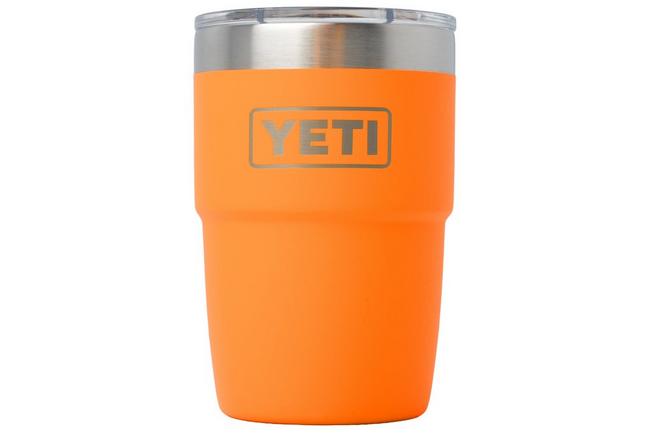 Afbeelding voor Yeti Rambler Stackable Cup 8oz Mag Slider Lid, King Crab Orange, stapelbare thermosbeker met deksel, 237 ml