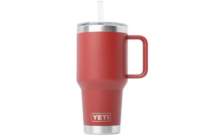 Afbeelding voor Yeti Rambler Straw Mug 35oz Straw Lid, Stag Red, thermosmok met deksel en rietje, 1L