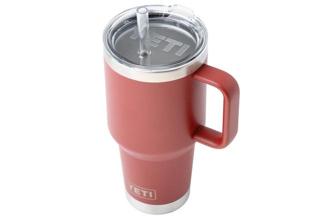 Afbeelding voor Yeti Rambler Straw Mug 35oz Straw Lid, Stag Red, thermosmok met deksel en rietje, 1L