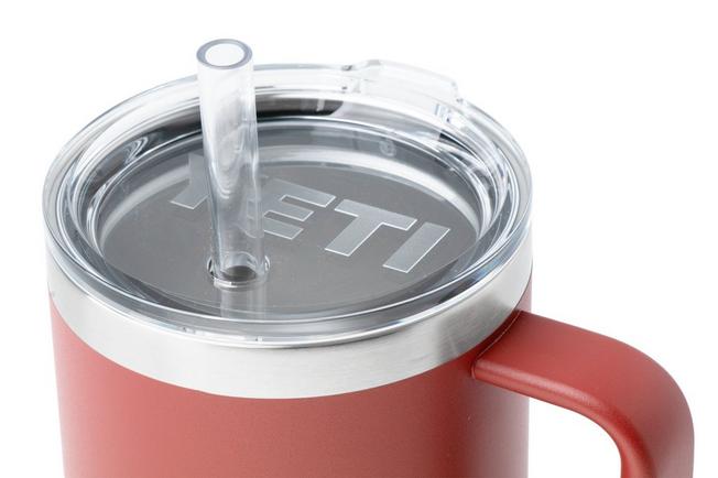 Afbeelding voor Yeti Rambler Straw Mug 35oz Straw Lid, Stag Red, thermosmok met deksel en rietje, 1L