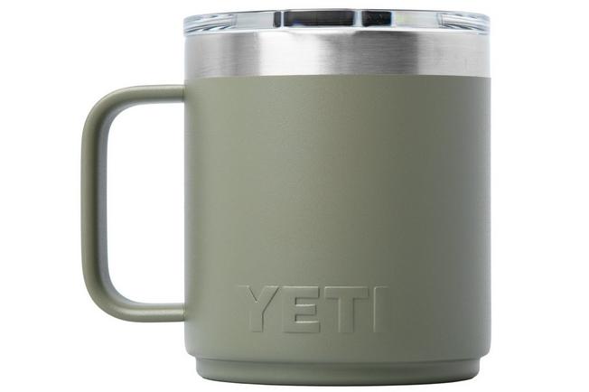 Afbeelding voor Yeti Rambler Stackable Mug 2.0 10oz Mag Slider Lid, Pampa Green, stapelbare thermosmok met deksel, 295 ml