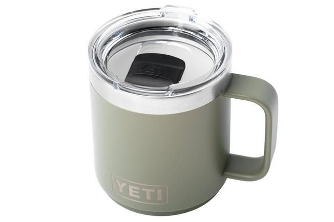 Afbeelding voor Yeti Rambler Stackable Mug 2.0 10oz Mag Slider Lid, Pampa Green, stapelbare thermosmok met deksel, 295 ml