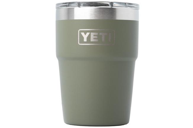 Afbeelding voor Yeti Rambler Stackable Cup 16oz Mag Slider Lid, Pampa Green, stapelbare thermosbeker met deksel, 473 ml