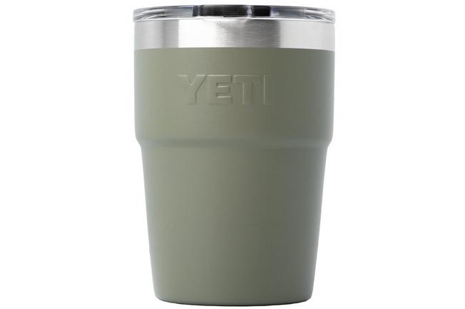 Afbeelding voor Yeti Rambler Stackable Cup 16oz Mag Slider Lid, Pampa Green, stapelbare thermosbeker met deksel, 473 ml
