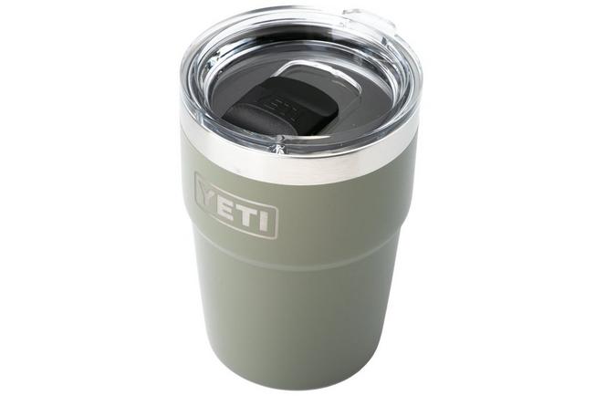 Afbeelding voor Yeti Rambler Stackable Cup 16oz Mag Slider Lid, Pampa Green, stapelbare thermosbeker met deksel, 473 ml
