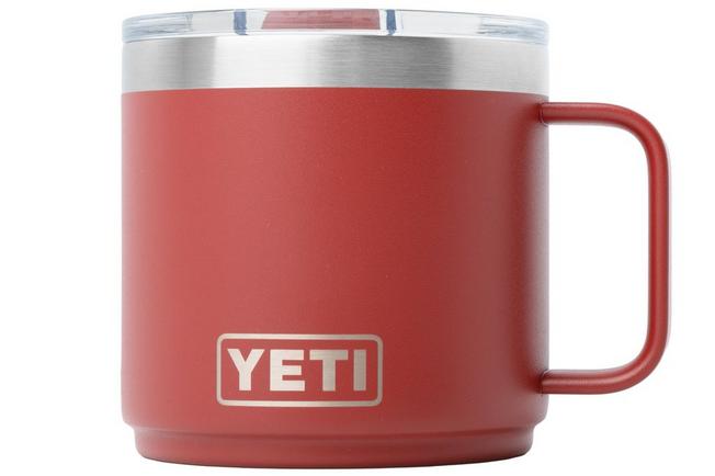 Afbeelding voor Yeti Rambler Stackable Mug 2.0 14oz Mag Slider Lid, Stag Red, stapelbare thermosmok met deksel, 414 ml