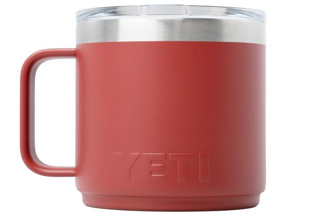 Afbeelding voor Yeti Rambler Stackable Mug 2.0 14oz Mag Slider Lid, Stag Red, stapelbare thermosmok met deksel, 414 ml