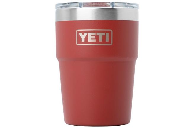 Afbeelding voor Yeti Rambler Stackable Cup 16oz Mag Slider Lid, Stag Red, stapelbare thermosbeker met deksel, 473 ml