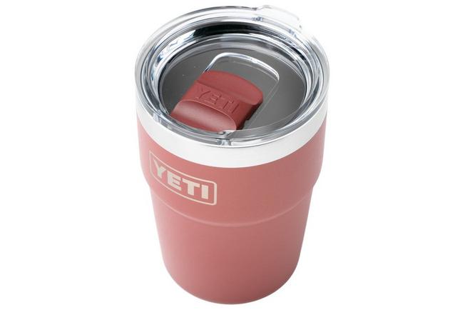 Afbeelding voor Yeti Rambler Stackable Cup 16oz Mag Slider Lid, Stag Red, stapelbare thermosbeker met deksel, 473 ml
