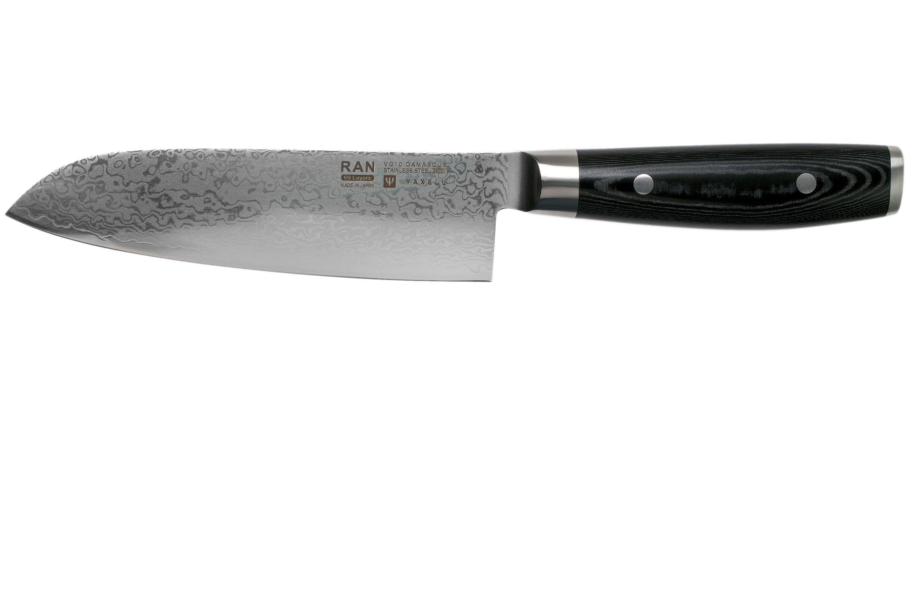 Mit Gravur - Yaxell Ran 69 Santokumesser 16,5 cm inkl. ® Klingenschutz
