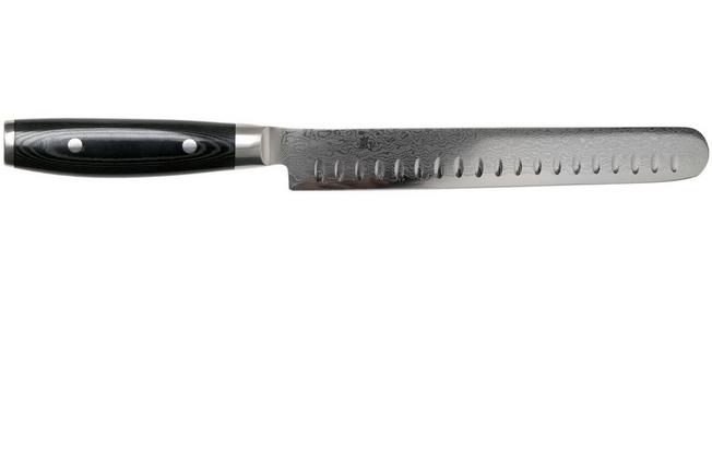 Yaxell Ran 36011 coltello da prosciutto con fossette 23 cm