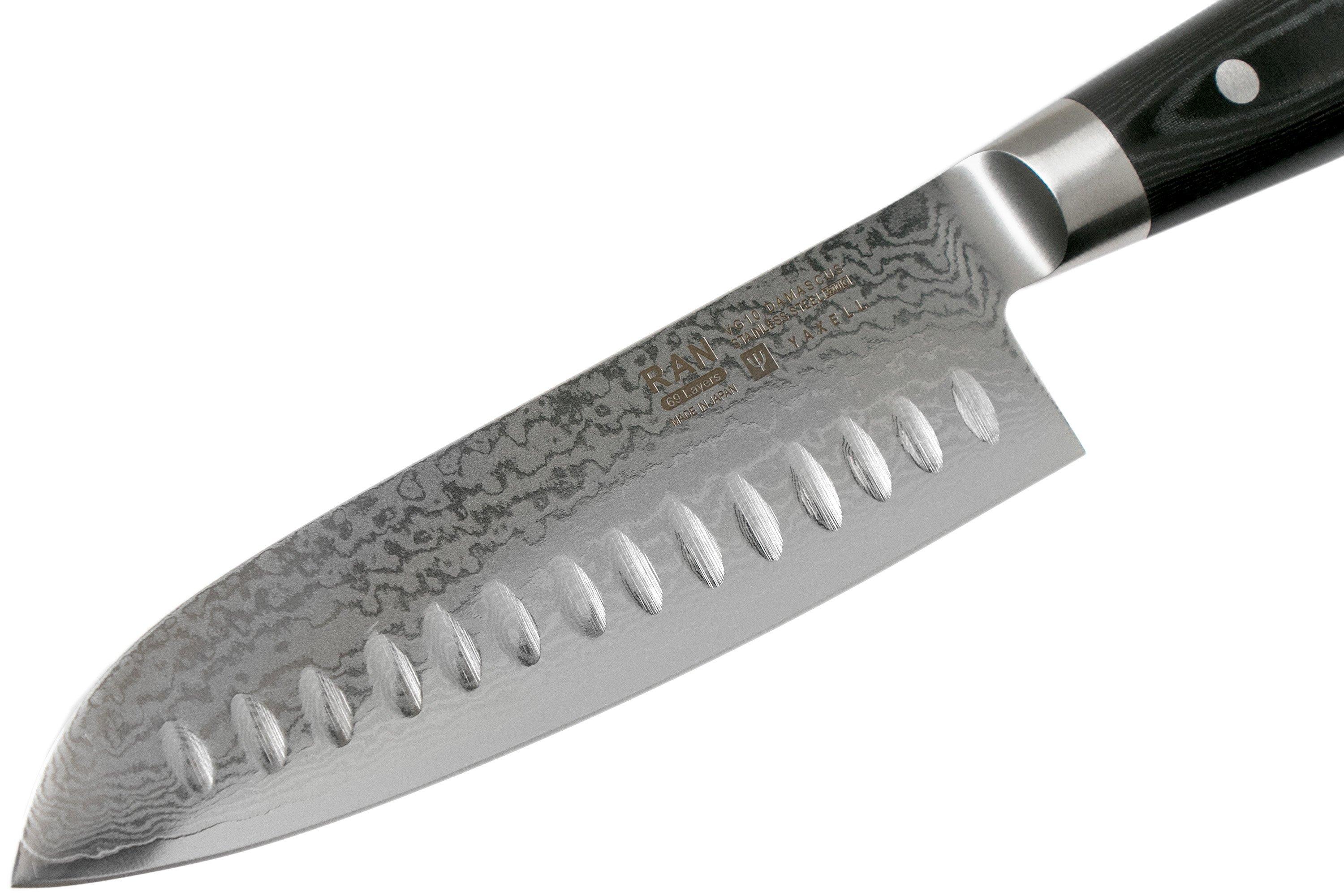 Yaxell Ran 36018 santoku with dimples 16.5 cm Advantageously shopping