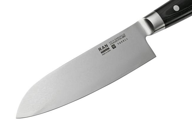 Yaxell Ran 36057, set de couteaux 2 pièces, couteau santoku 16,5 cm et  aiguiseur à couteaux