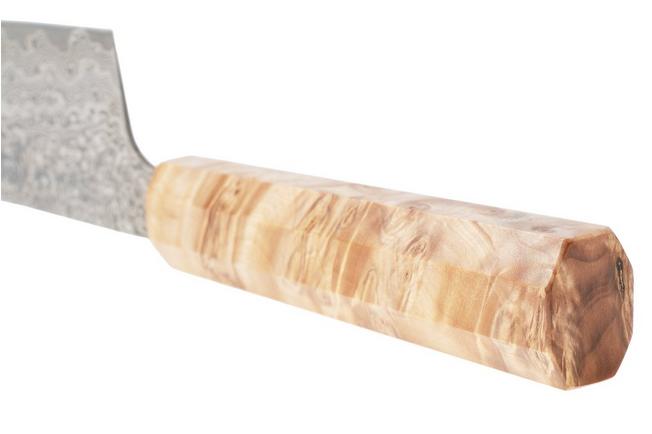 Bild für Yaxell Sazanami 37092, 95th Anniversary Limited Edition, SG2 Damascus, Octagonal Curly Maple, 2-teiliges Messerset