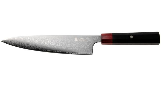 Afbeelding voor Yaxell Rei YL37400, 69-laags damaststaal, VG10, DLC coating, koksmes, 20 cm