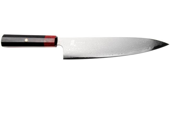 Afbeelding voor Yaxell Rei YL37400, 69-laags damaststaal, VG10, DLC coating, koksmes, 20 cm