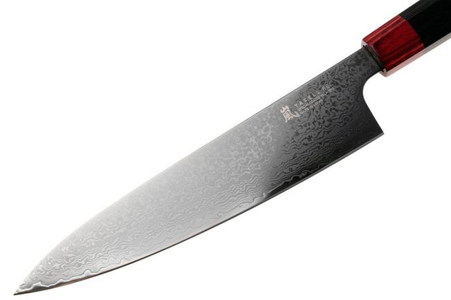 Afbeelding voor Yaxell Rei YL37400, 69-laags damaststaal, VG10, DLC coating, koksmes, 20 cm