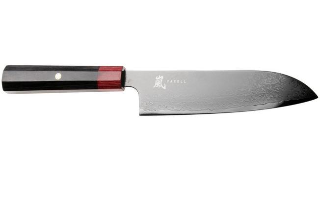 Afbeelding voor Yaxell Rei YL37401, 69-laags damaststaal, VG10, DLC coating, santoku, 16.5 cm