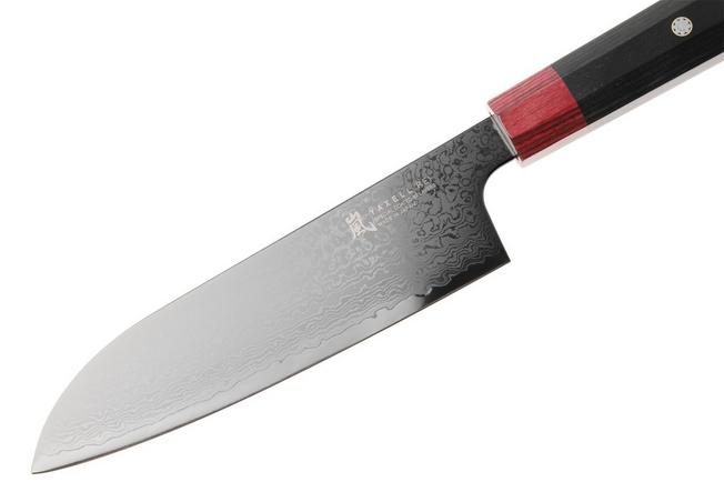 Afbeelding voor Yaxell Rei YL37401, 69-laags damaststaal, VG10, DLC coating, santoku, 16.5 cm