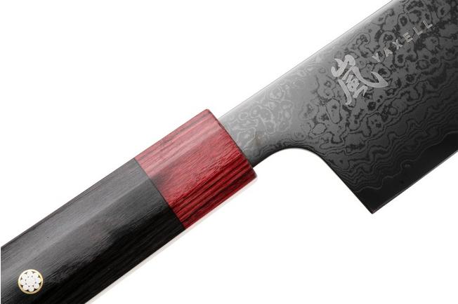 Afbeelding voor Yaxell Rei YL37401, 69-laags damaststaal, VG10, DLC coating, santoku, 16.5 cm